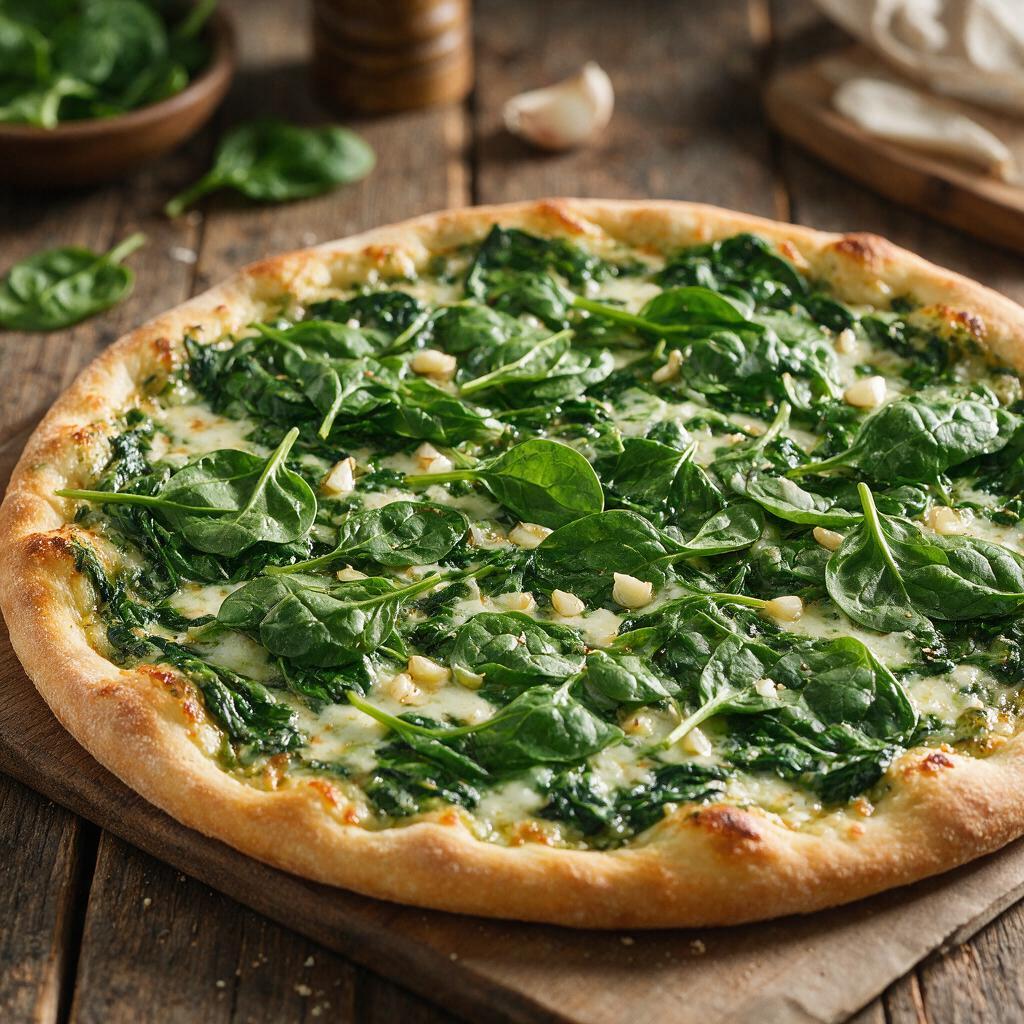 6. Pizza Spinat