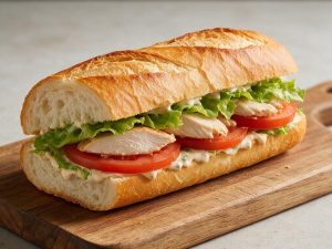 25. Baguette Hähnchenbrust